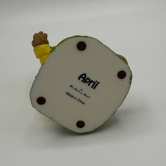 Danbury‎ Mint Calendar Teddy Bear Figure APRIL Limited Edition USED - Picture 6 of 7